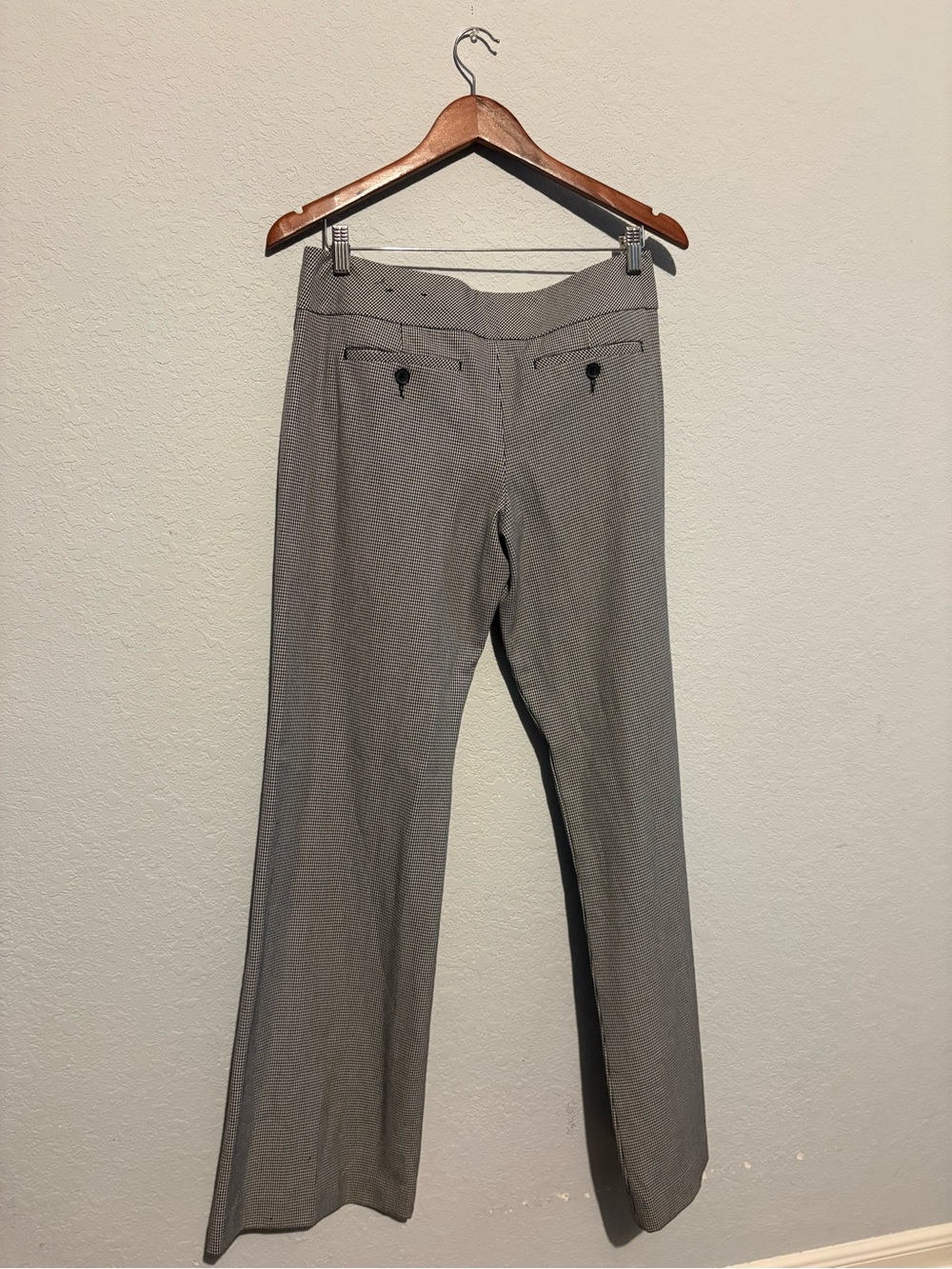 Express “Editor” Wide-Leg Gray Plaid Dress Pants - Picture 7 of 7